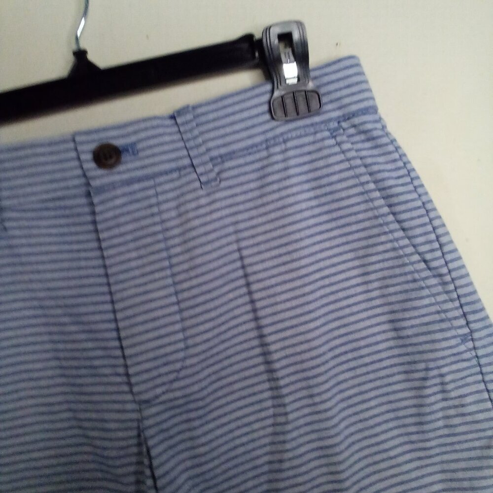 Gap Shorts Women 29 7" Short Casual Stripe Blue - Picture 4 of 14